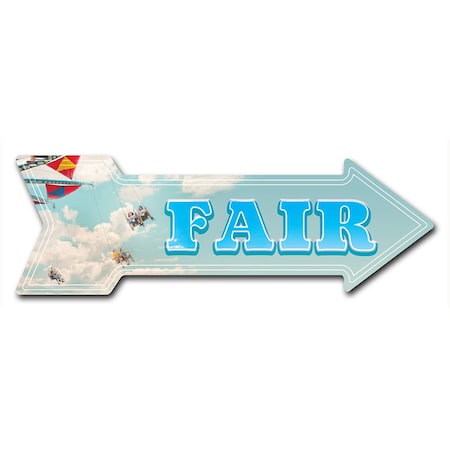 Fair Arrow Decal Funny Home Decor 24in Wide